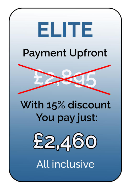 Fees: ELITE Track Upfront