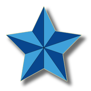 Blue star icon Blue star icon
