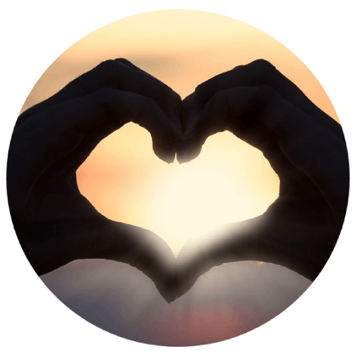 Heart with hands Heart with hands