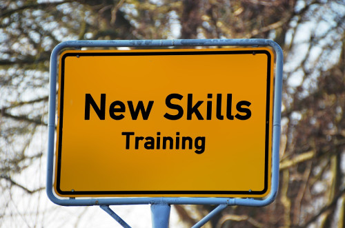 new skills training sign new skills training sign
