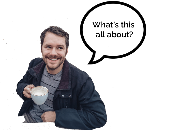 smiling man and speech bubble smiling man and speech bubble